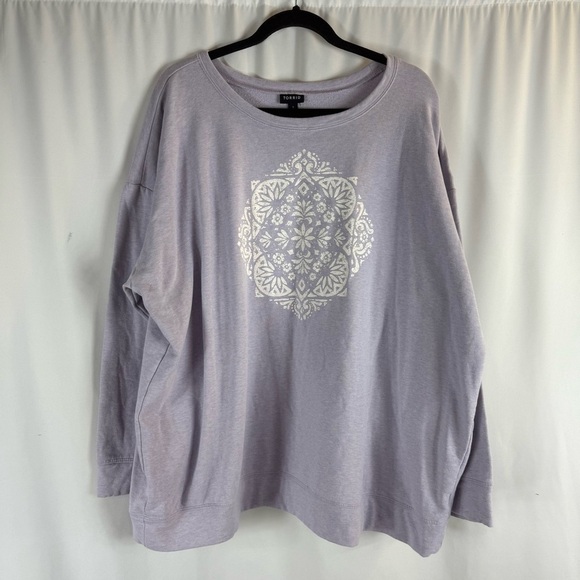 Torrid Drop Shoulder Sweatshirt - Crew Neck Soft Fleece
Mandala Purple Size:3 - Picture 3 of 13